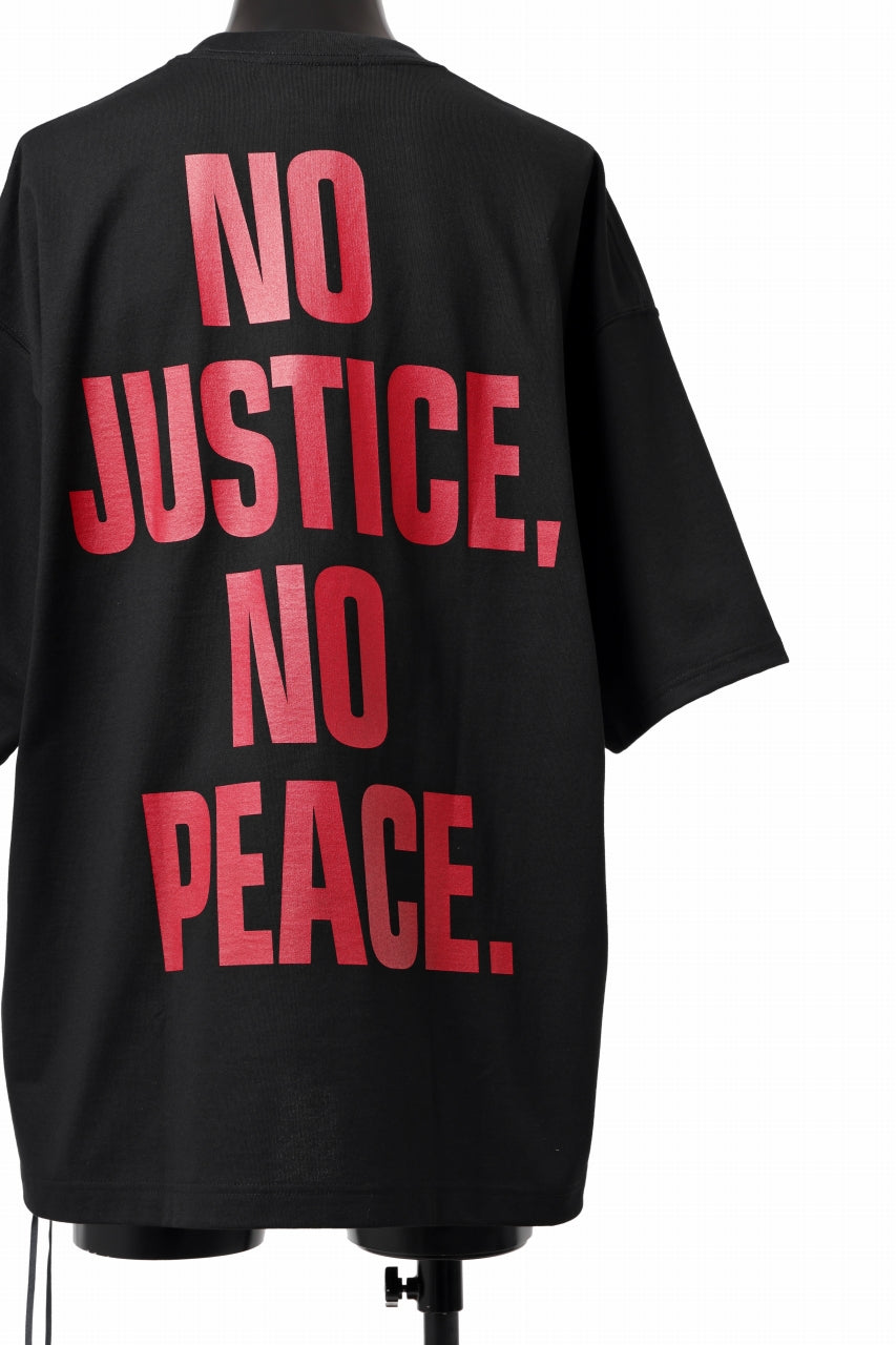 Load image into Gallery viewer, mastermind WORLD JUSTICE TEE / BOXY FIT (BLACK)
