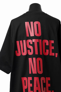 Load image into Gallery viewer, mastermind WORLD JUSTICE TEE / BOXY FIT (BLACK)