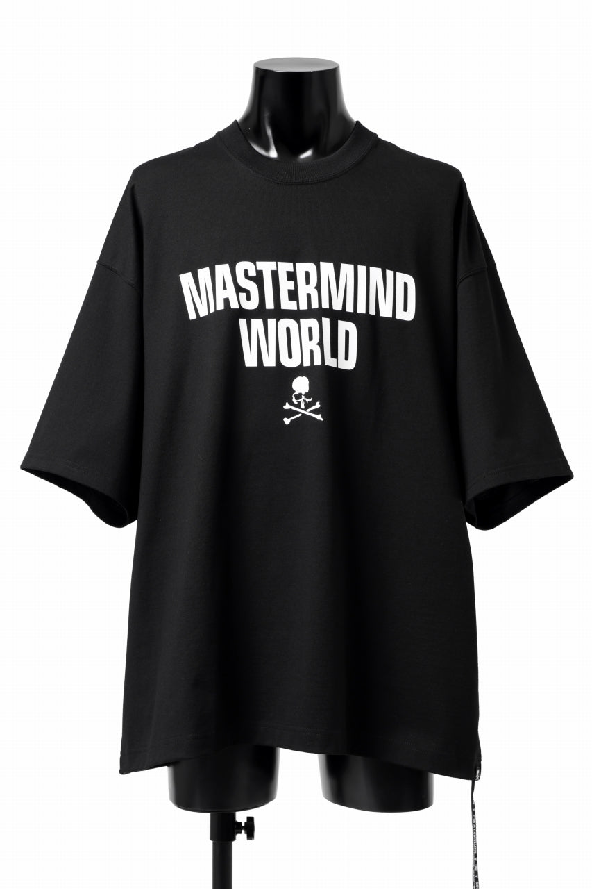 Load image into Gallery viewer, mastermind WORLD JUSTICE TEE / BOXY FIT (BLACK)