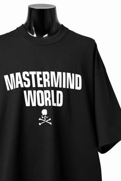 Load image into Gallery viewer, mastermind WORLD JUSTICE TEE / BOXY FIT (BLACK)