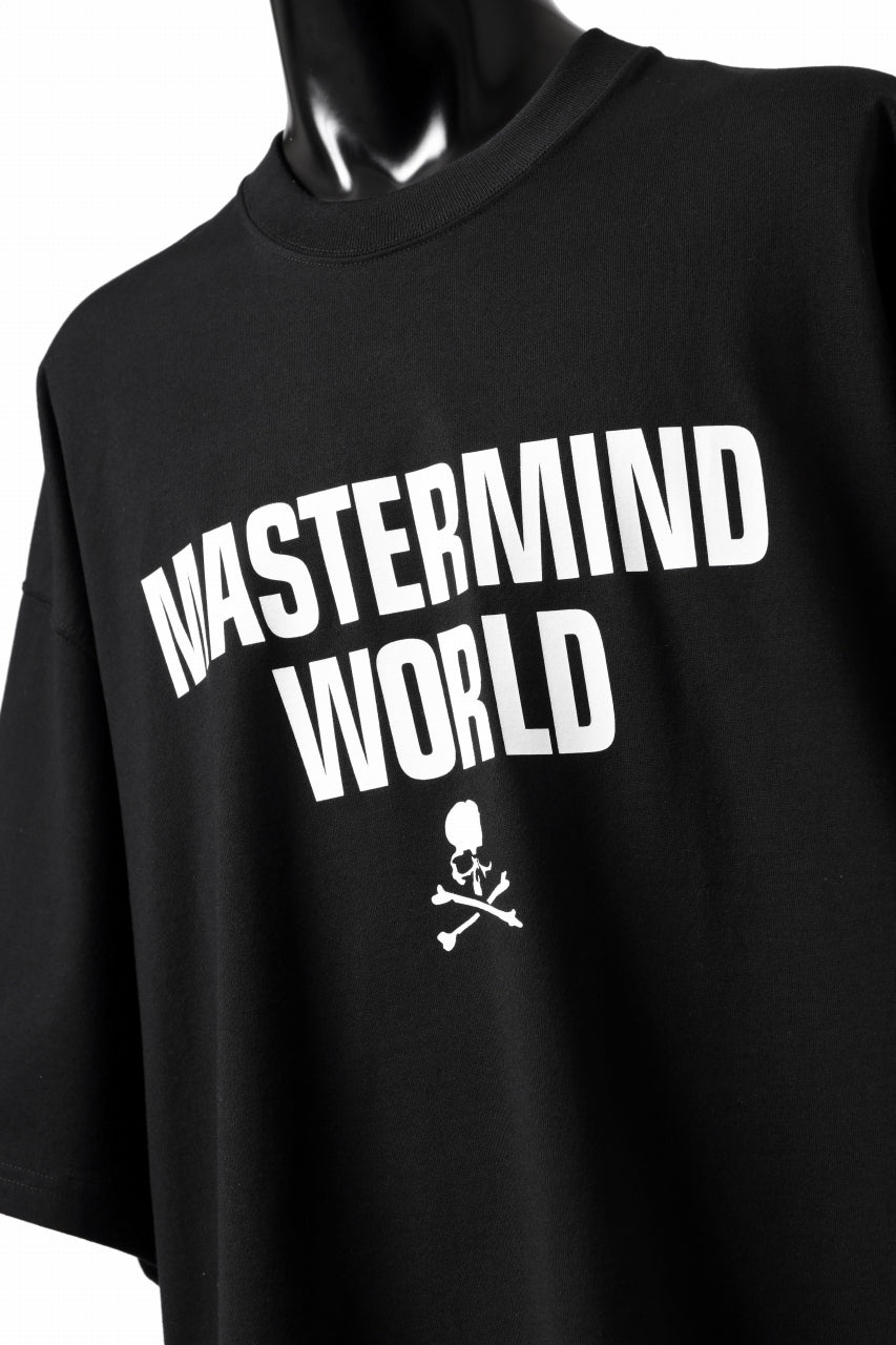 Load image into Gallery viewer, mastermind WORLD JUSTICE TEE / BOXY FIT (BLACK)