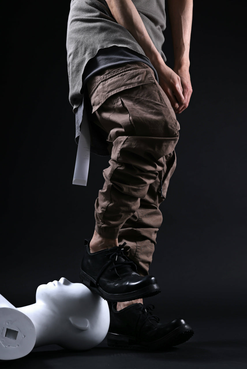 画像をギャラリービューアに読み込む, BORIS BIDJAN SABERI HORSE LEATHER DERBY SHOES / WASHED & HAND-TREATED "SHOE1-SIN" (BLACK)