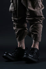 画像をギャラリービューアに読み込む, BORIS BIDJAN SABERI HORSE LEATHER DERBY SHOES / WASHED & HAND-TREATED "SHOE1-SIN" (BLACK)