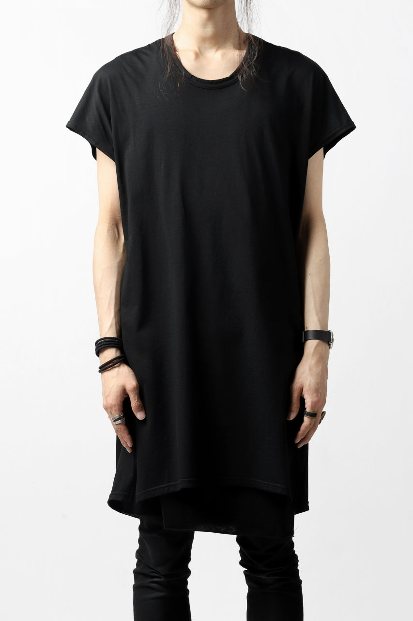 画像をギャラリービューアに読み込む, N/07 KIMONO-SLEEVE T-SHIRT / DERABE CLAIR FINE (BLACK)