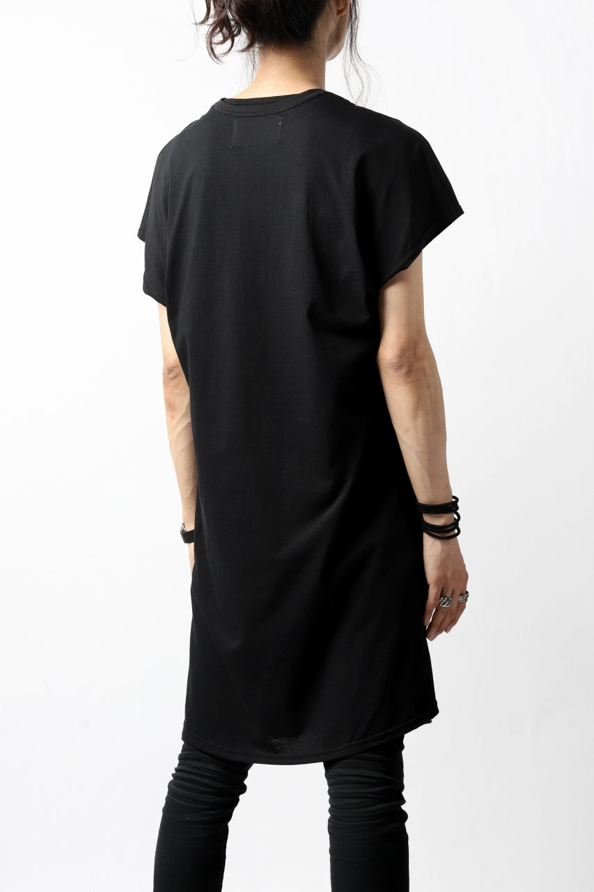 画像をギャラリービューアに読み込む, N/07 KIMONO-SLEEVE T-SHIRT / DERABE CLAIR FINE (BLACK)
