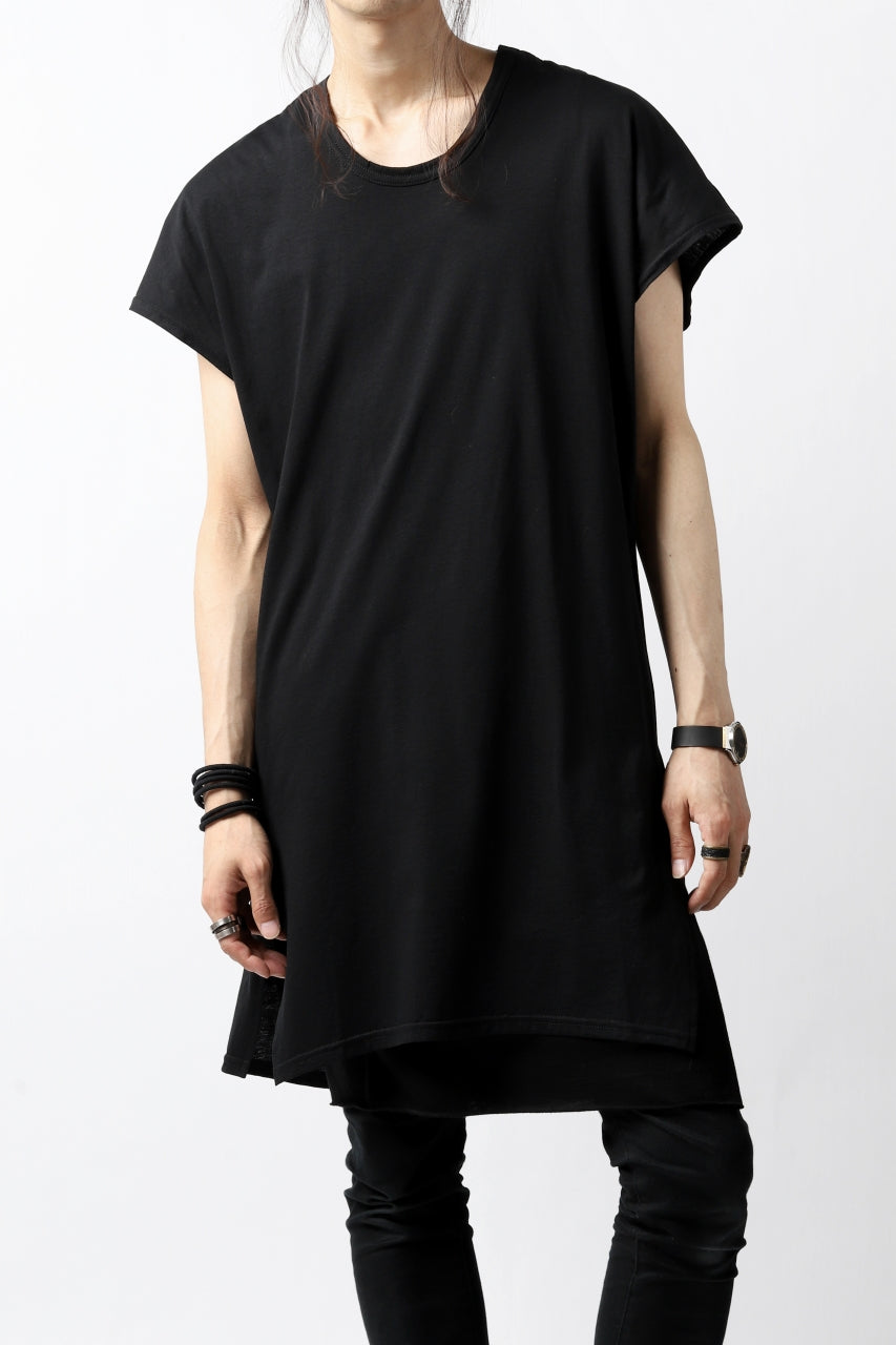 画像をギャラリービューアに読み込む, N/07 KIMONO-SLEEVE T-SHIRT / DERABE CLAIR FINE (BLACK)