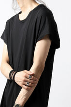 画像をギャラリービューアに読み込む, N/07 KIMONO-SLEEVE T-SHIRT / DERABE CLAIR FINE (BLACK)
