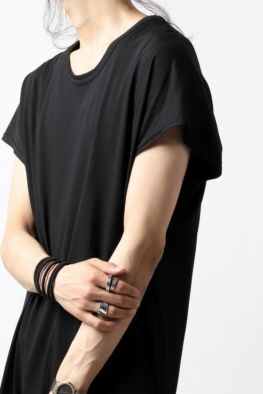 画像をギャラリービューアに読み込む, N/07 KIMONO-SLEEVE T-SHIRT / DERABE CLAIR FINE (BLACK)