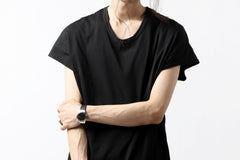 画像をギャラリービューアに読み込む, N/07 KIMONO-SLEEVE T-SHIRT / DERABE CLAIR FINE (BLACK)