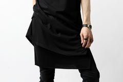 画像をギャラリービューアに読み込む, N/07 KIMONO-SLEEVE T-SHIRT / DERABE CLAIR FINE (BLACK)