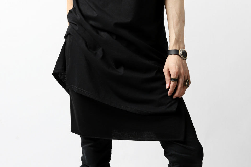 画像をギャラリービューアに読み込む, N/07 KIMONO-SLEEVE T-SHIRT / DERABE CLAIR FINE (BLACK)