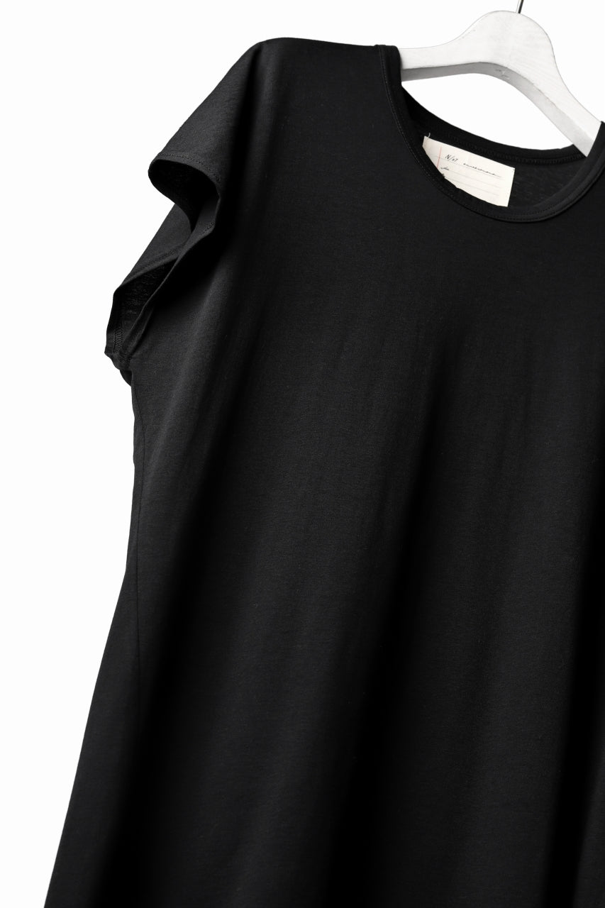 画像をギャラリービューアに読み込む, N/07 KIMONO-SLEEVE T-SHIRT / DERABE CLAIR FINE (BLACK)