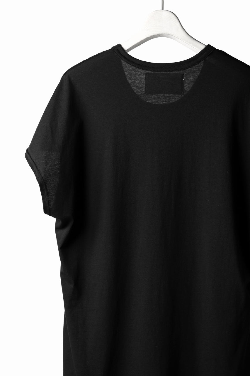 画像をギャラリービューアに読み込む, N/07 KIMONO-SLEEVE T-SHIRT / DERABE CLAIR FINE (BLACK)