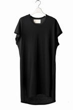 画像をギャラリービューアに読み込む, N/07 KIMONO-SLEEVE T-SHIRT / DERABE CLAIR FINE (BLACK)