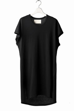 画像をギャラリービューアに読み込む, N/07 KIMONO-SLEEVE T-SHIRT / DERABE CLAIR FINE (BLACK)