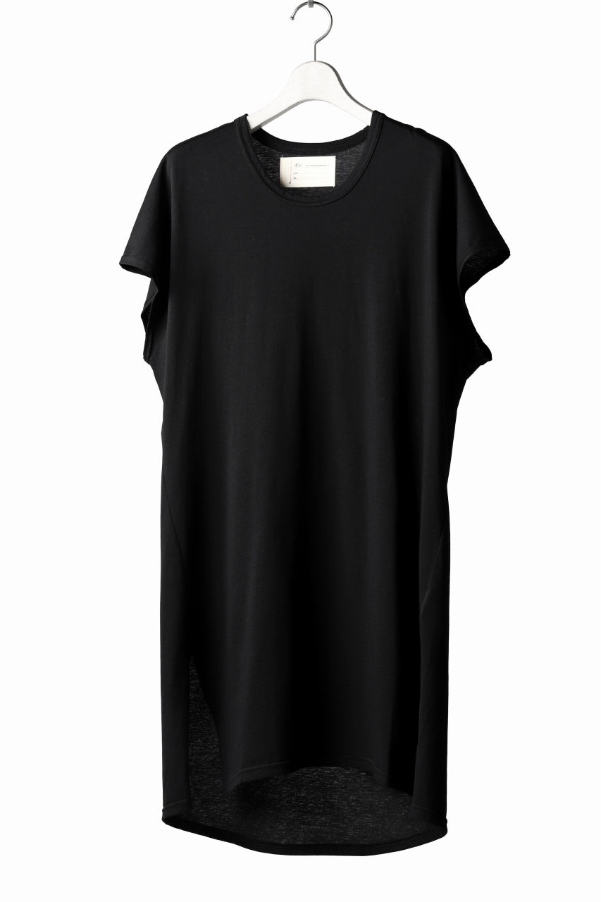 画像をギャラリービューアに読み込む, N/07 KIMONO-SLEEVE T-SHIRT / DERABE CLAIR FINE (BLACK)