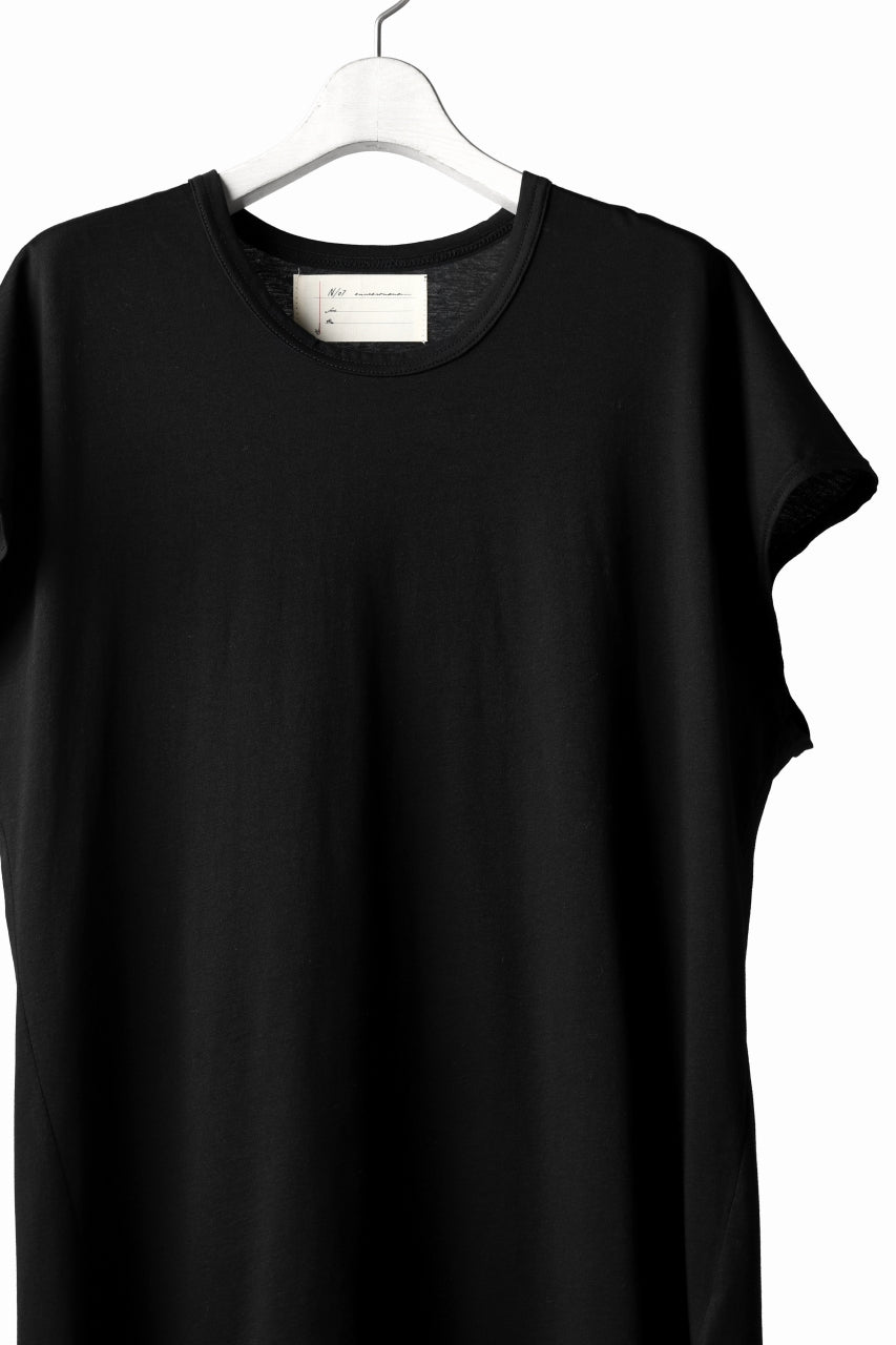 画像をギャラリービューアに読み込む, N/07 KIMONO-SLEEVE T-SHIRT / DERABE CLAIR FINE (BLACK)