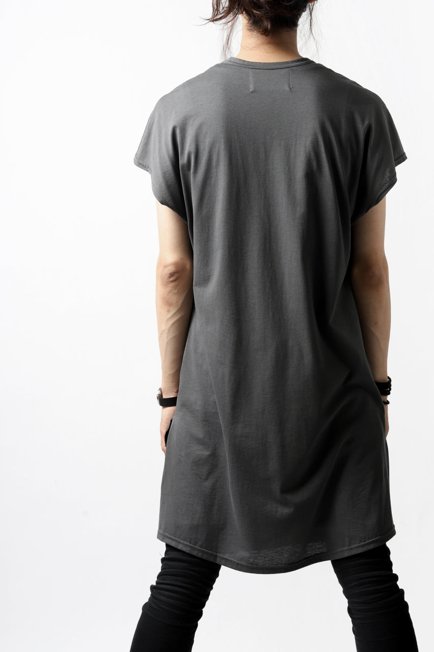 画像をギャラリービューアに読み込む, N/07 KIMONO-SLEEVE T-SHIRT / DERABE CLAIR FINE (DARK GREY)