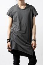 画像をギャラリービューアに読み込む, N/07 KIMONO-SLEEVE T-SHIRT / DERABE CLAIR FINE (DARK GREY)