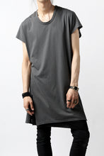 画像をギャラリービューアに読み込む, N/07 KIMONO-SLEEVE T-SHIRT / DERABE CLAIR FINE (DARK GREY)