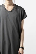 画像をギャラリービューアに読み込む, N/07 KIMONO-SLEEVE T-SHIRT / DERABE CLAIR FINE (DARK GREY)