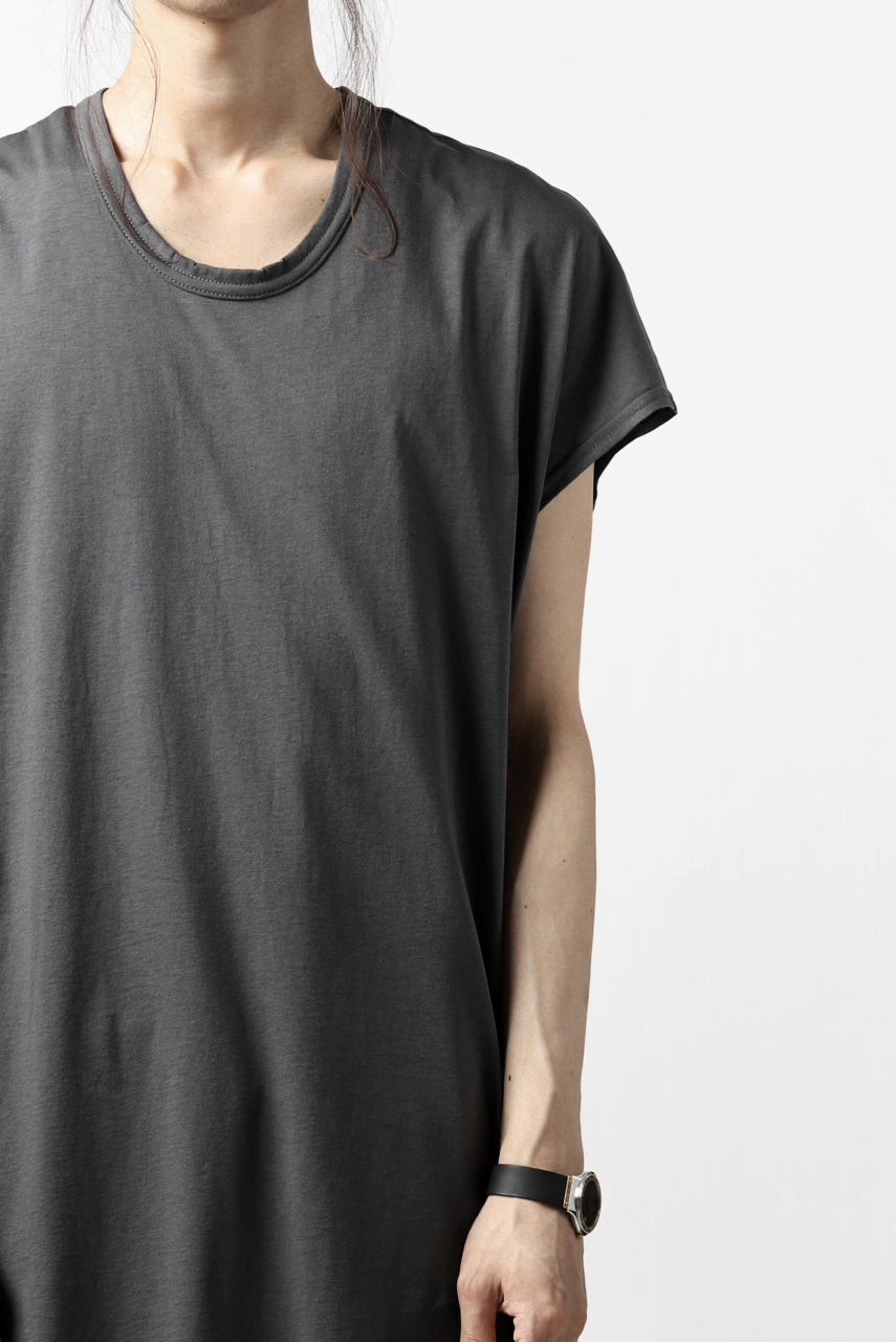 画像をギャラリービューアに読み込む, N/07 KIMONO-SLEEVE T-SHIRT / DERABE CLAIR FINE (DARK GREY)
