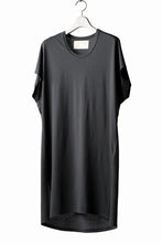 画像をギャラリービューアに読み込む, N/07 KIMONO-SLEEVE T-SHIRT / DERABE CLAIR FINE (DARK GREY)