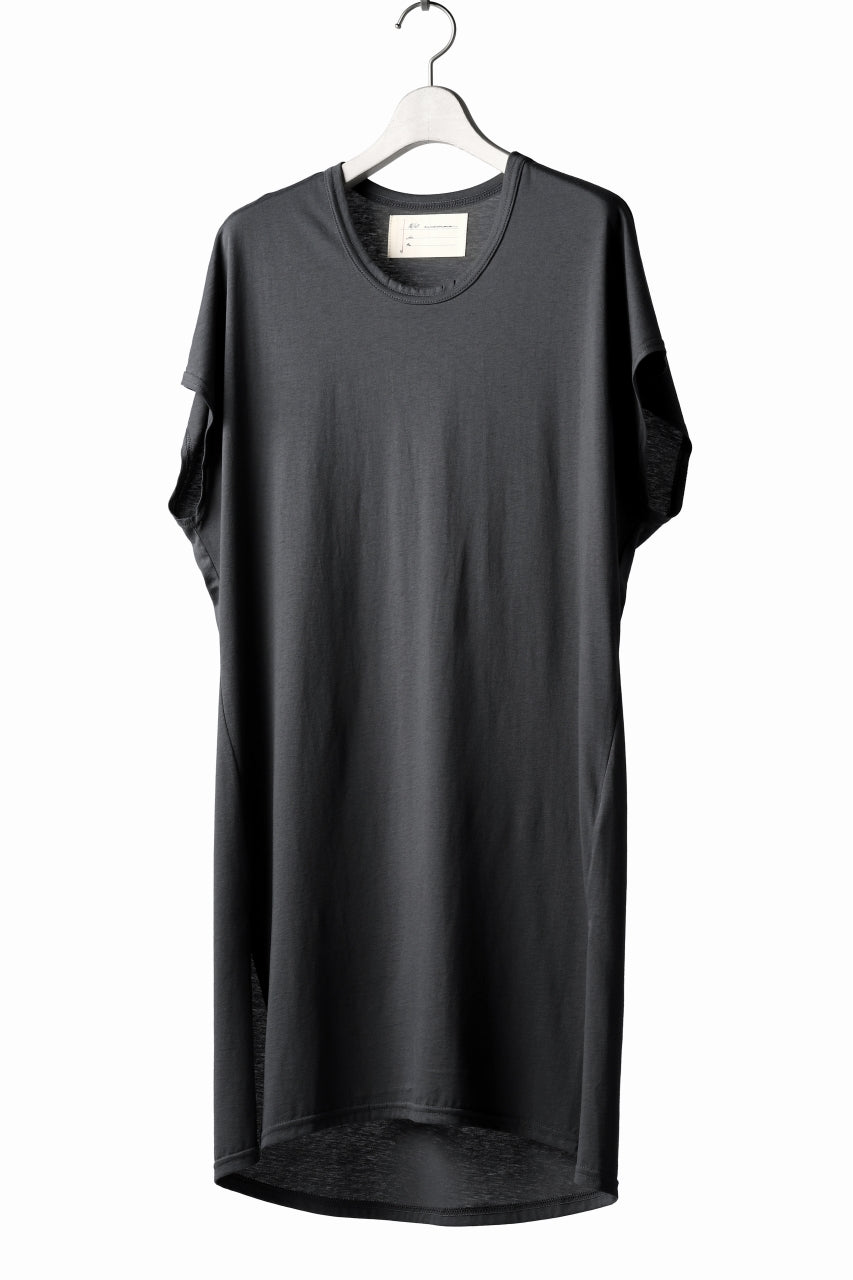 画像をギャラリービューアに読み込む, N/07 KIMONO-SLEEVE T-SHIRT / DERABE CLAIR FINE (DARK GREY)