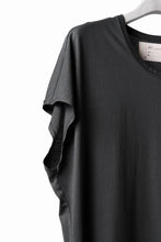 画像をギャラリービューアに読み込む, N/07 KIMONO-SLEEVE T-SHIRT / DERABE CLAIR FINE (DARK GREY)