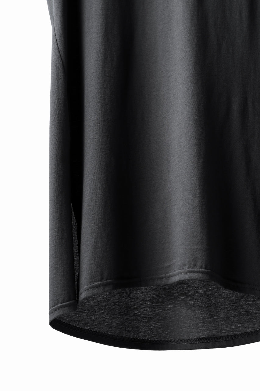 画像をギャラリービューアに読み込む, N/07 KIMONO-SLEEVE T-SHIRT / DERABE CLAIR FINE (DARK GREY)