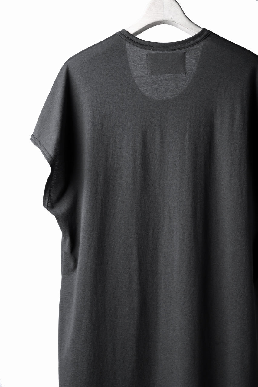 画像をギャラリービューアに読み込む, N/07 KIMONO-SLEEVE T-SHIRT / DERABE CLAIR FINE (DARK GREY)