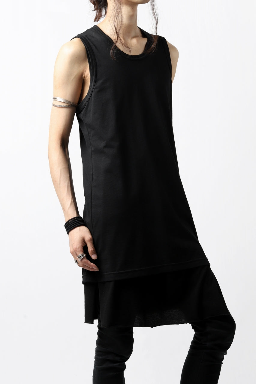 画像をギャラリービューアに読み込む, N/07 SLEEVELESS TOPS / DERABE CLAIR FINE (BLACK)