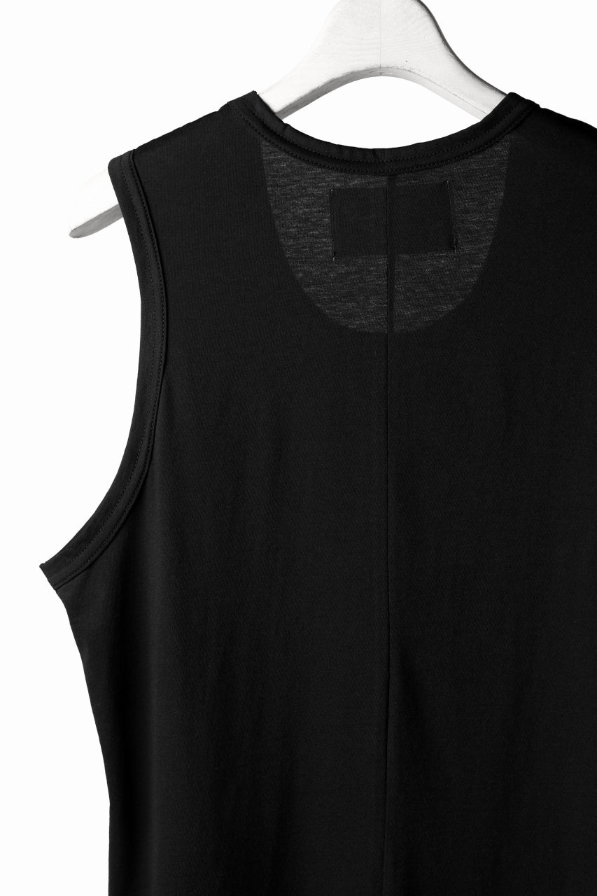 画像をギャラリービューアに読み込む, N/07 SLEEVELESS TOPS / DERABE CLAIR FINE (BLACK)