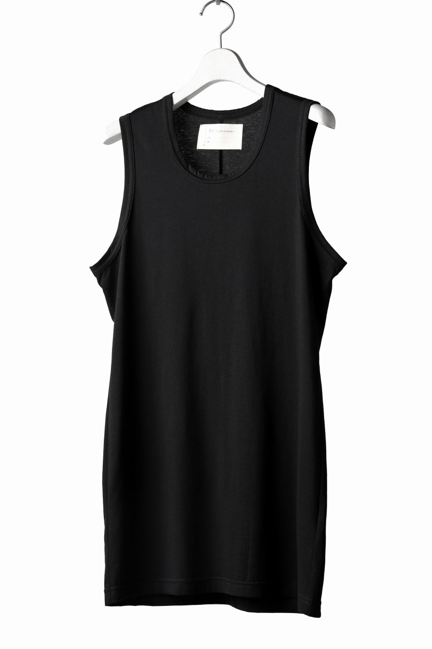 画像をギャラリービューアに読み込む, N/07 SLEEVELESS TOPS / DERABE CLAIR FINE (BLACK)