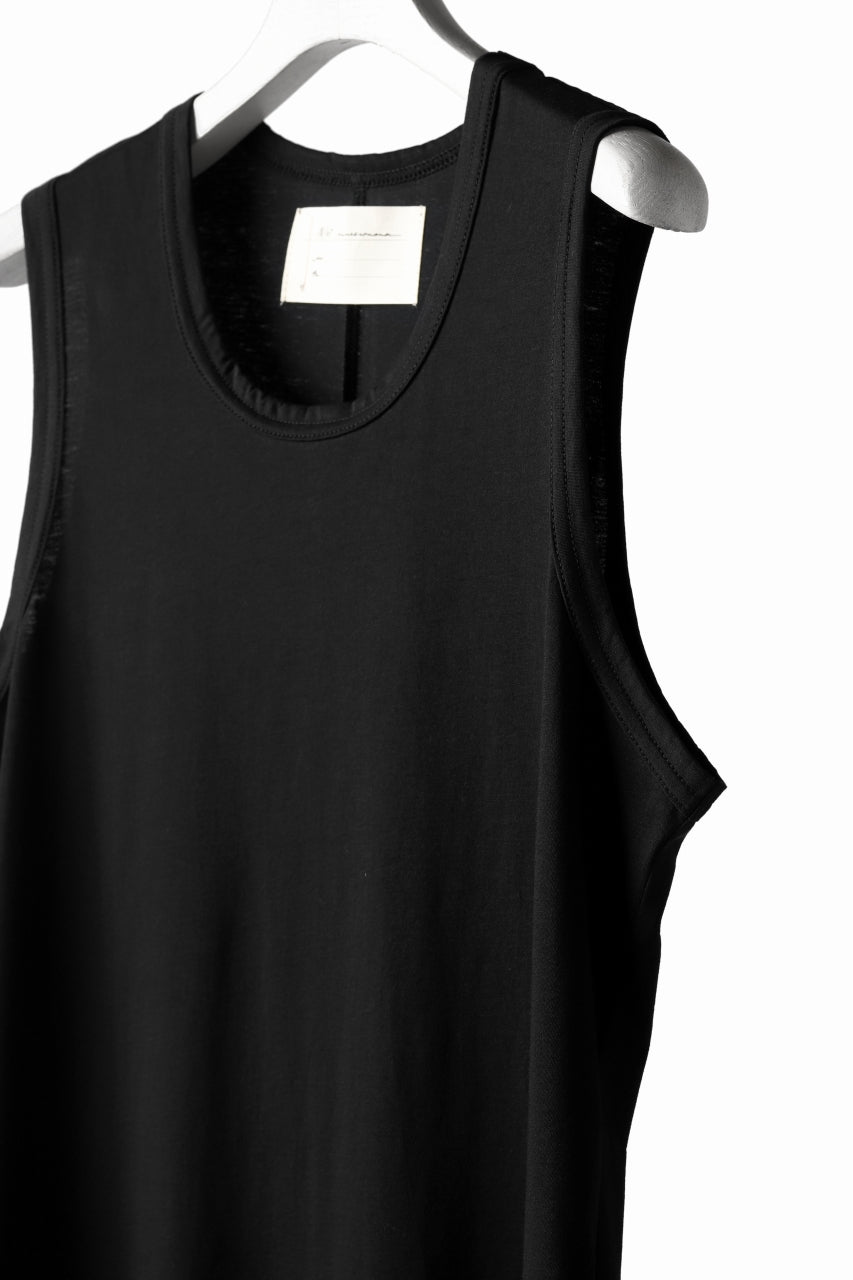 画像をギャラリービューアに読み込む, N/07 SLEEVELESS TOPS / DERABE CLAIR FINE (BLACK)