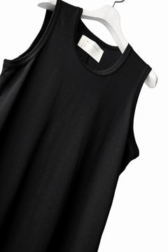 画像をギャラリービューアに読み込む, N/07 SLEEVELESS TOPS / DERABE CLAIR FINE (BLACK)