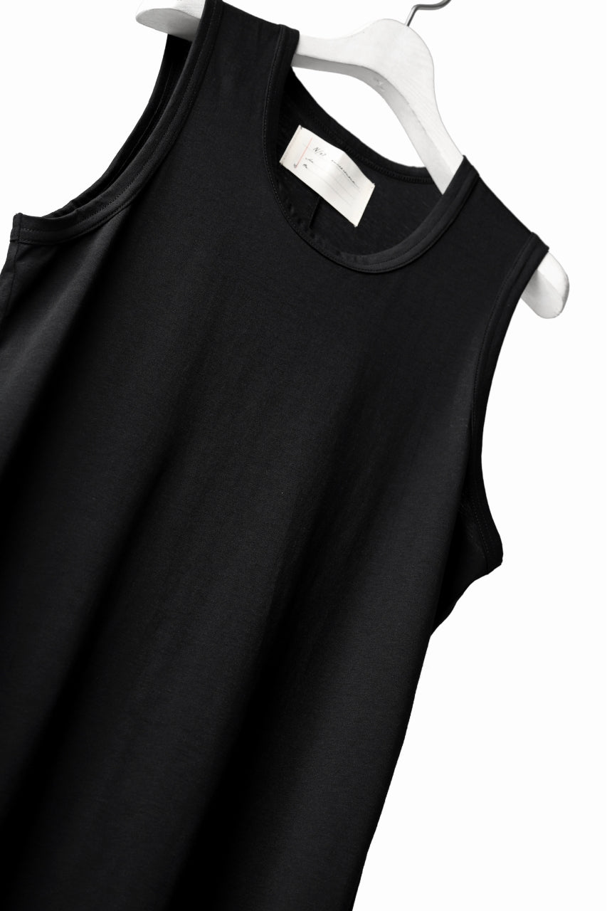 画像をギャラリービューアに読み込む, N/07 SLEEVELESS TOPS / DERABE CLAIR FINE (BLACK)