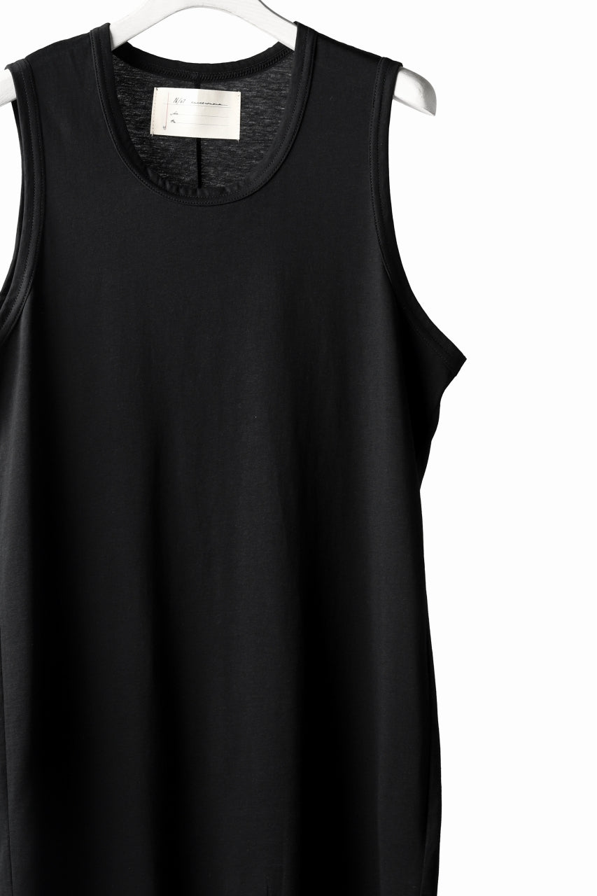 画像をギャラリービューアに読み込む, N/07 SLEEVELESS TOPS / DERABE CLAIR FINE (BLACK)