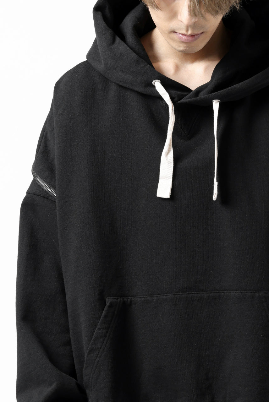 画像をギャラリービューアに読み込む, FACETASM ZIPPER SWEAT HOODIE (BLACK)