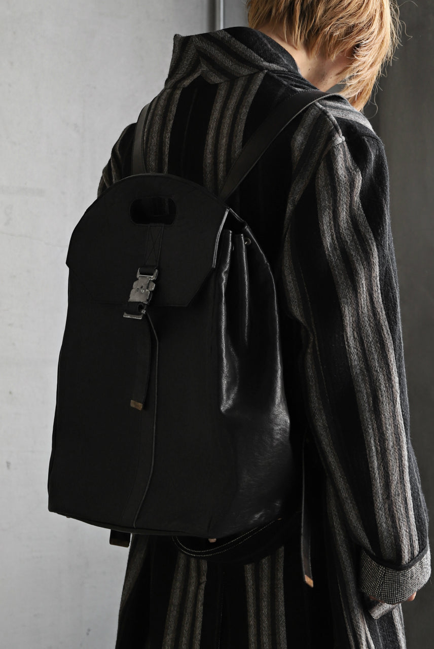 画像をギャラリービューアに読み込む, ierib BARK 2WAY HAND RUCKSACK / FVT Oiled Horse (BLACK)