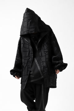 画像をギャラリービューアに読み込む, SOSNOVSKA TANGLED LINED JACKET (BLACK)