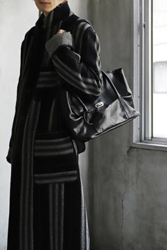 画像をギャラリービューアに読み込む, ierib ONE SHOULDER BOSTON BAG / smooth horse leather (BLACK)