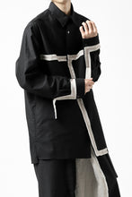 画像をギャラリービューアに読み込む, Y's BANG ON! No.139 ANCIENT TRIBE TAPE-STITCH SHIRT (BLACK)