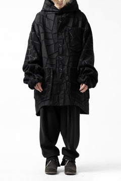 画像をギャラリービューアに読み込む, SOSNOVSKA TANGLED LINED JACKET (BLACK)