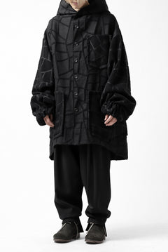 画像をギャラリービューアに読み込む, SOSNOVSKA TANGLED LINED JACKET (BLACK)