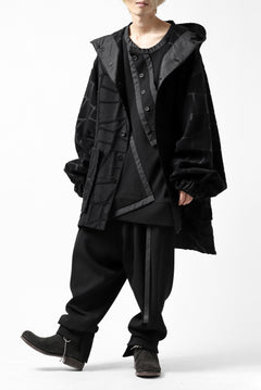 画像をギャラリービューアに読み込む, SOSNOVSKA TANGLED LINED JACKET (BLACK)