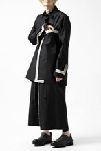 画像をギャラリービューアに読み込む, Y's BANG ON! No.139 ANCIENT TRIBE TAPE-STITCH SHIRT (BLACK)