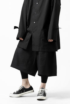 画像をギャラリービューアに読み込む, Y-3 Yohji Yamamoto CLASSIC TAILOR SHORT PANTS / POLY TWILL (BLACK)