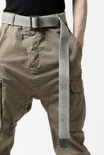 画像をギャラリービューアに読み込む, BORIS BIDJAN SABERI FABRIC & PLATE BELT / OBJECT DYED "BELT5-SIN" (CARBON GREY)