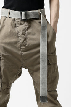 画像をギャラリービューアに読み込む, BORIS BIDJAN SABERI FABRIC & PLATE BELT / OBJECT DYED "BELT5-SIN" (CARBON GREY)